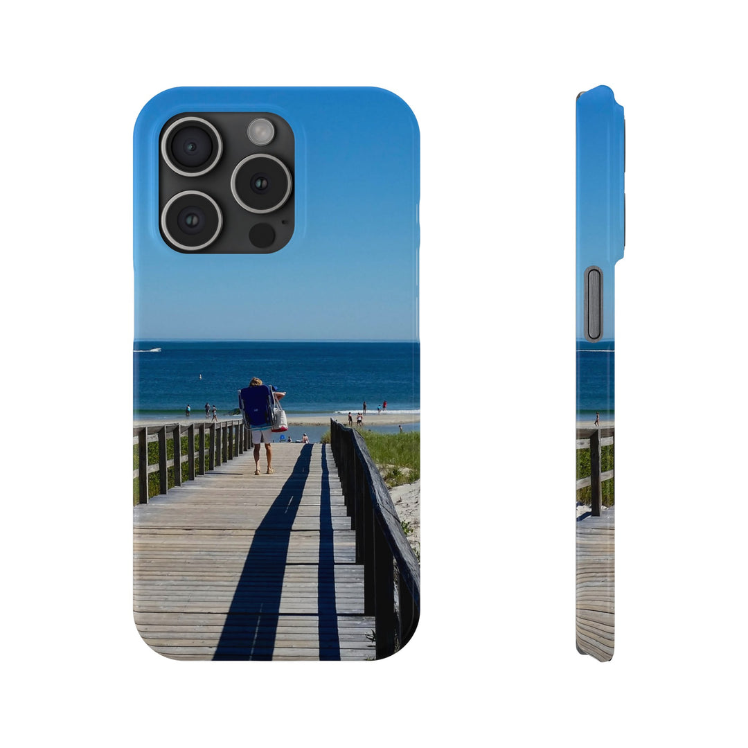Slim Cute Phone Cases for Iphone - | iPhone 15 Case | iPhone 15 Pro Max Case, Iphone 14 Case, Iphone 14 Pro Max, Iphone 13, Summer Beach Walk - Studio40ParkLane
