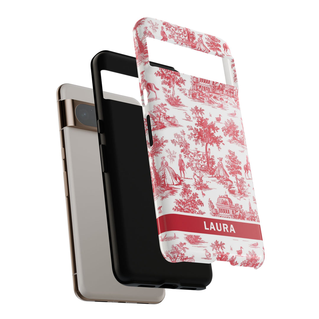 Premium Tough Personalized Initial Custom Gift Cute Phone Cases for Samsung Galaxy S24, S23, S22, S21 Plus, Ultra, Iphone 16, 15, 14 Pro Max - Studio40ParkLane