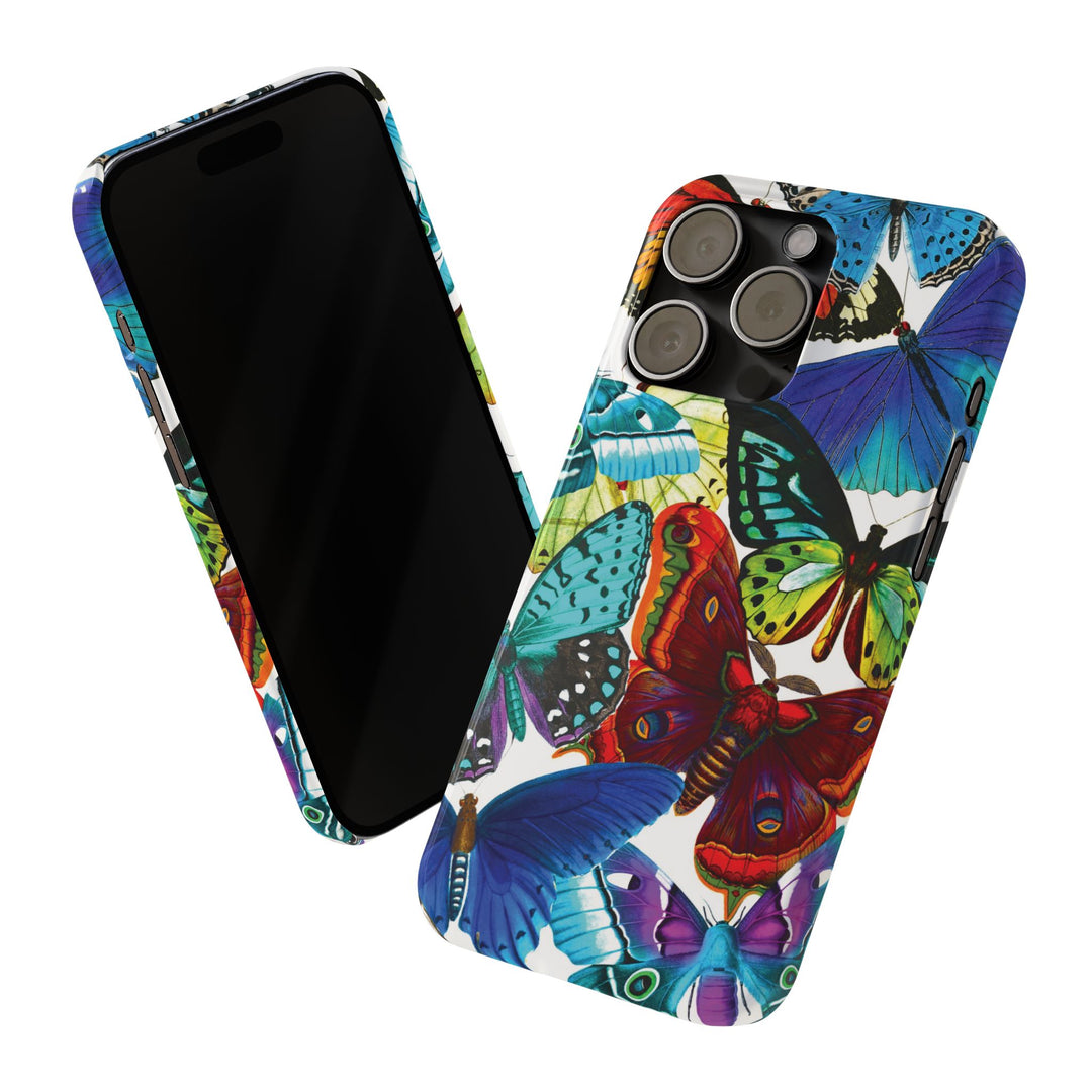 Slim Bright Butterflies Gift for Her Cute Phone Cases for Iphone 16 Pro Max | iPhone 15 Case | iPhone 15 Pro Max Case, Iphone 14, Iphone 14 Pro Max, Iphone 13 12 11 8 7 - Studio40ParkLane
