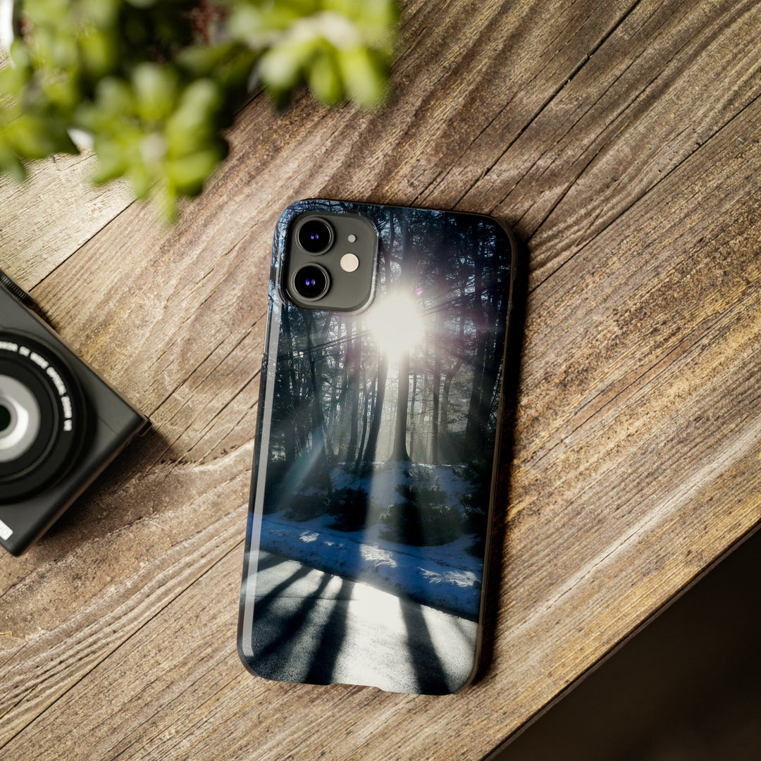 Slim Cute Phone Cases for Iphones - | iPhone 15 Case | iPhone 15 Pro Max Case, Iphone 14 Case, Iphone 14 Pro Max, Iphone 13, Winter Morning Sun - Studio40ParkLane