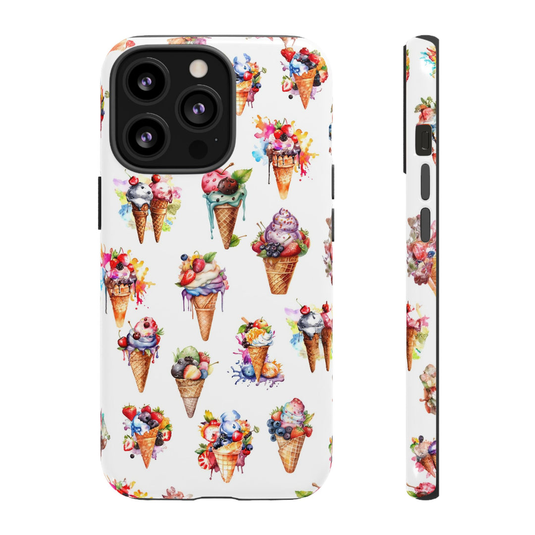 Impact Resistant, Summer Icecream, Cute Phone Cases for Samsung S24, S23, S22, S21, IPhone 15 pro, Iphone 14 pro, Iphone 13 IPhone 12, Iphone 11 - Studio40ParkLane