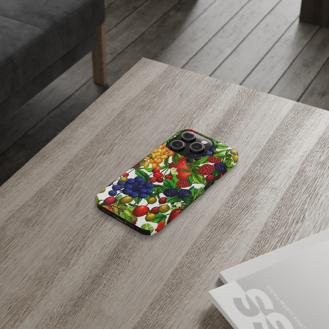 Slim Cute Phone Cases for Iphone - | iPhone 15 Case | iPhone 15 Pro Max Case, Iphone 14 Case, Iphone 14 Pro Max, Iphone 13, Summer Mixed Fruit - Studio40ParkLane