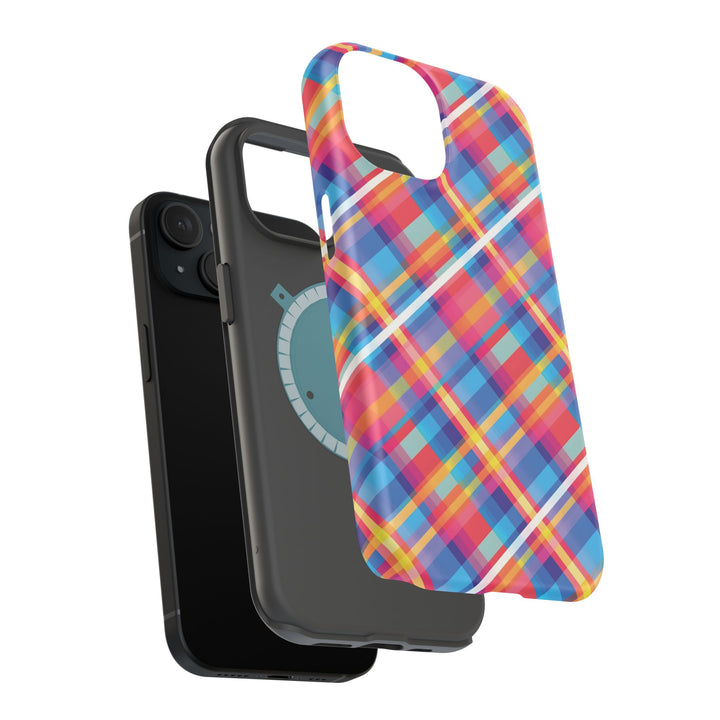 Checkered Plaid Magsafe Gift for Her Cute Phone Case for Iphone, | iPhone 16 | iPhone 15 Pro Max, Iphone 14 Pro Max, 13 12 11 10 9 8 7 - Studio40ParkLane