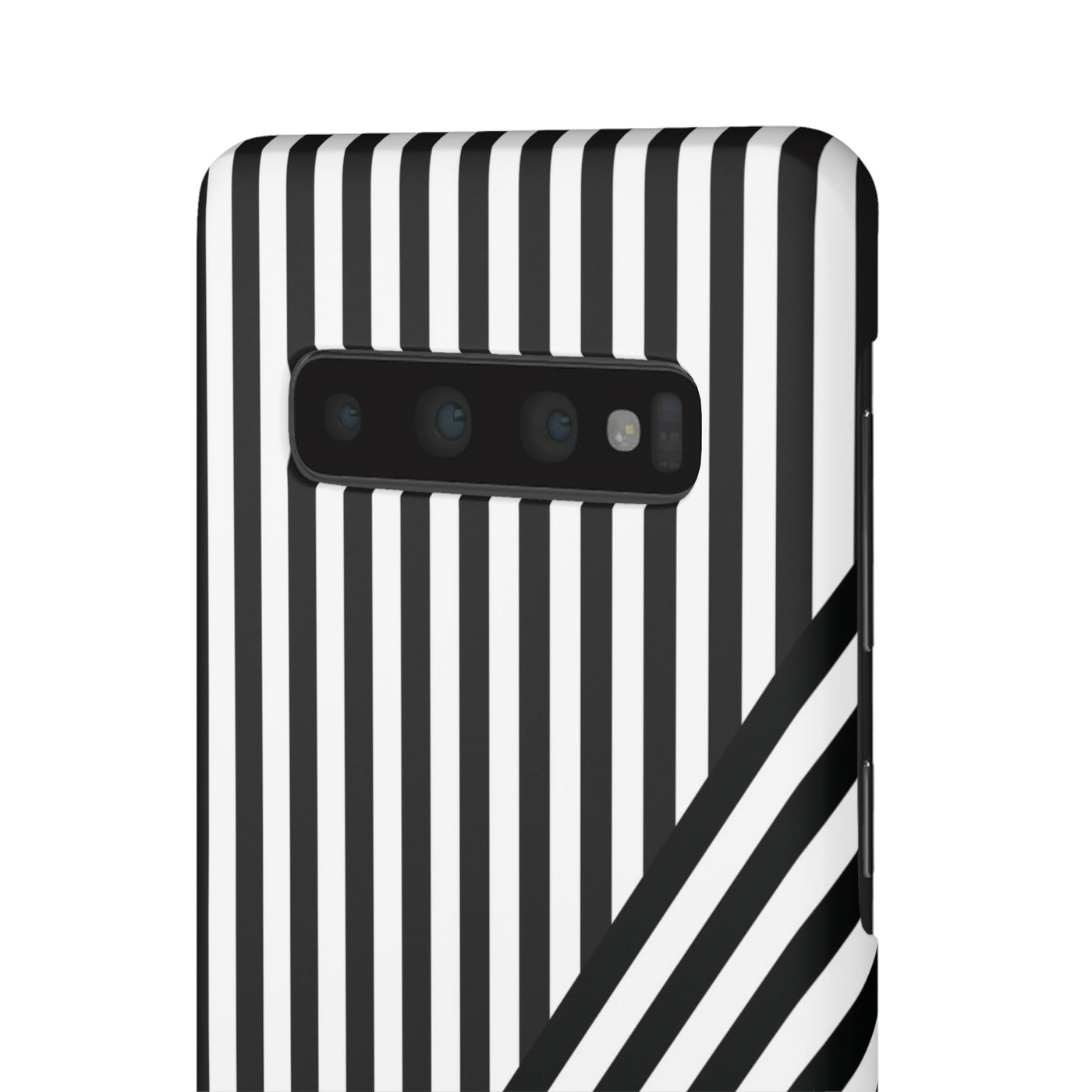 Aesthetic Black White Stripes Cute Phone Case Sleek Snap - For iPhone 17 Pro Max iPhone 16 Pro iPhone 15 Iphone 14 Plus 13 Pro 12 11 10 Gift - Studio40ParkLane