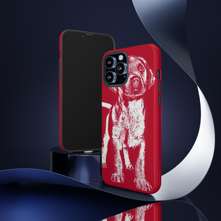 Cute IPhone Case | iPhone 15 Case | iPhone 15 Pro Max Case, Iphone 14 Case, Iphone 14 Pro Max Case IPhone Case for Dog Lovers, Puppy Dog Red - Studio40ParkLane