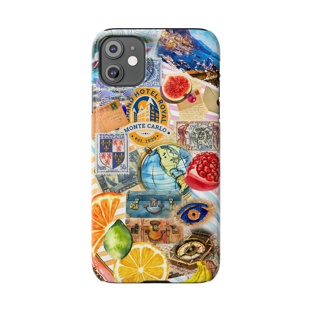 Slim Trendy French Coquette Collage Gift for Her Cute Phone Cases for Iphone 16 Cases | iPhone 15 Case | iPhone 15 Pro Max Case, Iphone 14 Case, Iphone 13, Slim - Studio40ParkLane