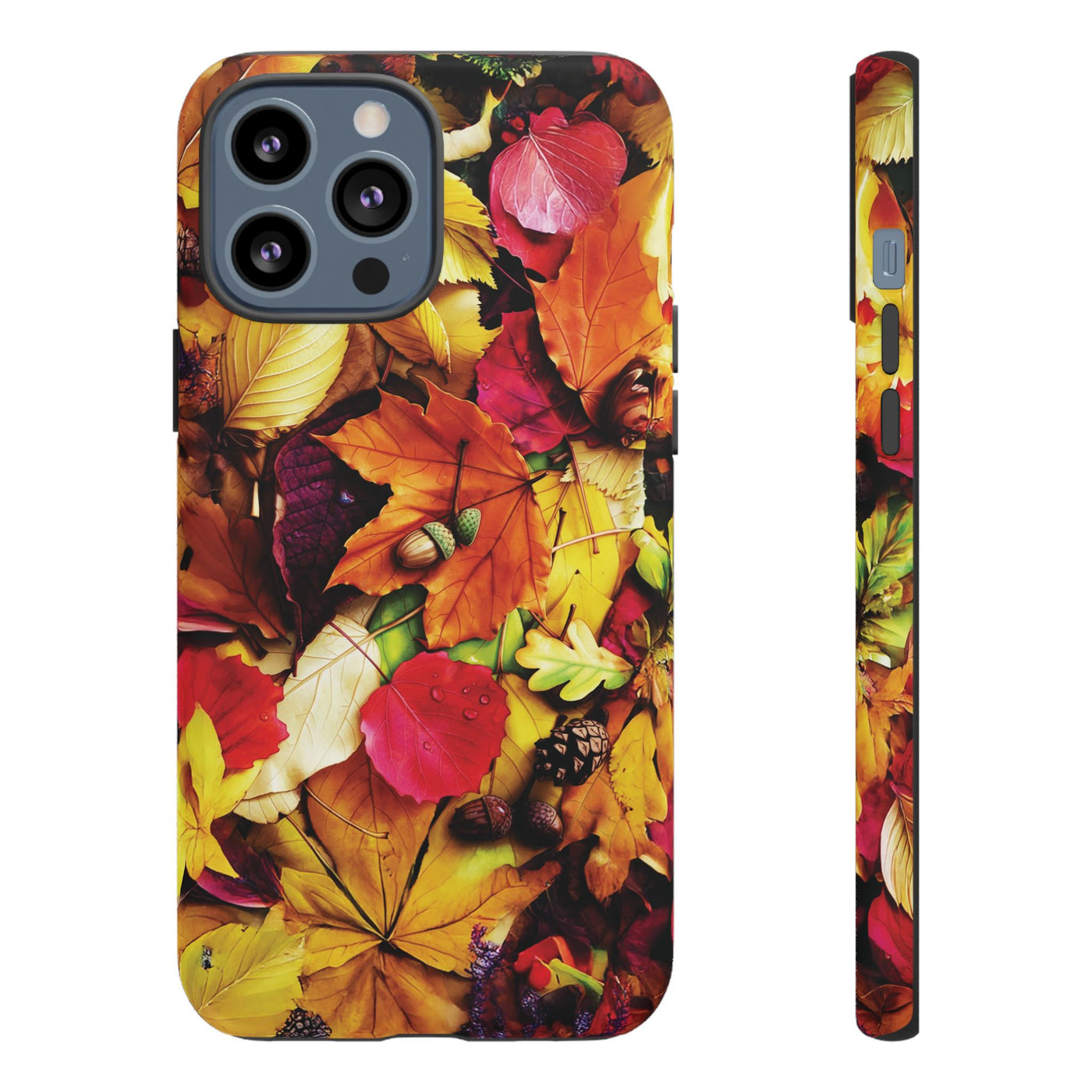 Aesthetic Tough Fall Leaves Foliage Premium Phone Case - For iPhone 17 Pro Max iPhone 16 Pro iPhone 15 Iphone 14 Plus 13 Pro 12 11 10 XR - Studio40ParkLane