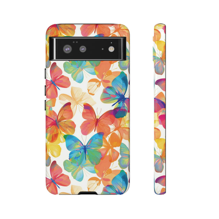 Cute Samsung Case | Cool Iphone Case | Summer Bright Butterflies, Samsung S24, S23, S22, S21, IPhone 15 Case | Iphone 14 Case, Iphone 13 Case - Studio40ParkLane