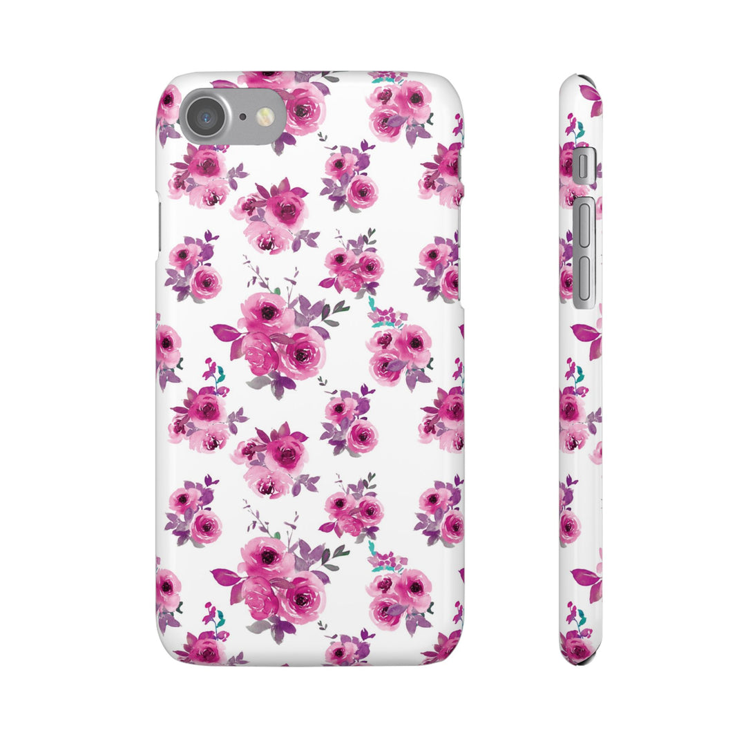 Sleek Snap Flowers Gift for Her Cute Phone Case for iPhone 16 15 14 13 12 11 X Xs Max Xr Pro Plus Samsung Galaxy S24 S23 S22 S21 S20 Ultra