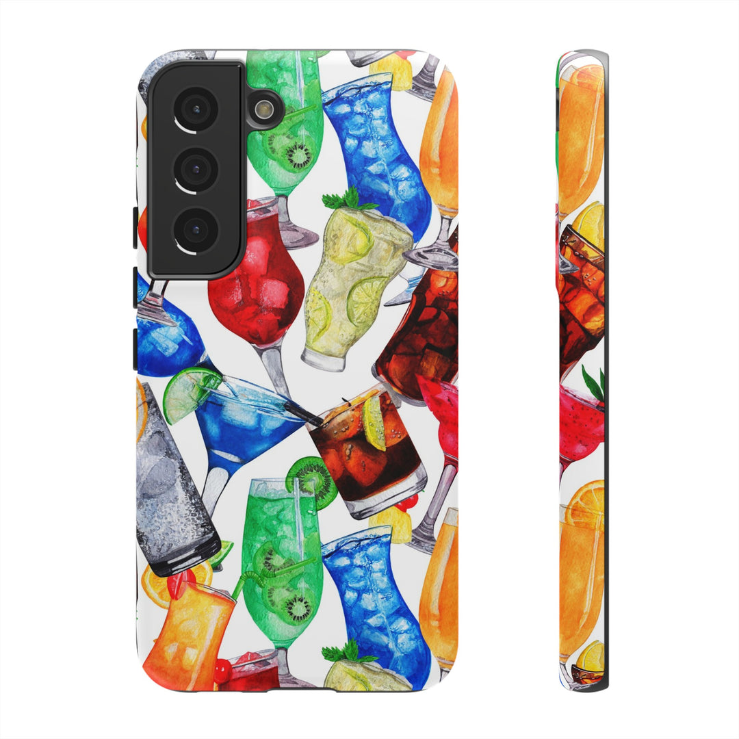 Cute Samsung Case | Cool Iphone Case | Summer Fruit Cocktail, Samsung S24, S23, S22, S21, IPhone 15 Case | Iphone 14 Case, Iphone 13 Case - Studio40ParkLane
