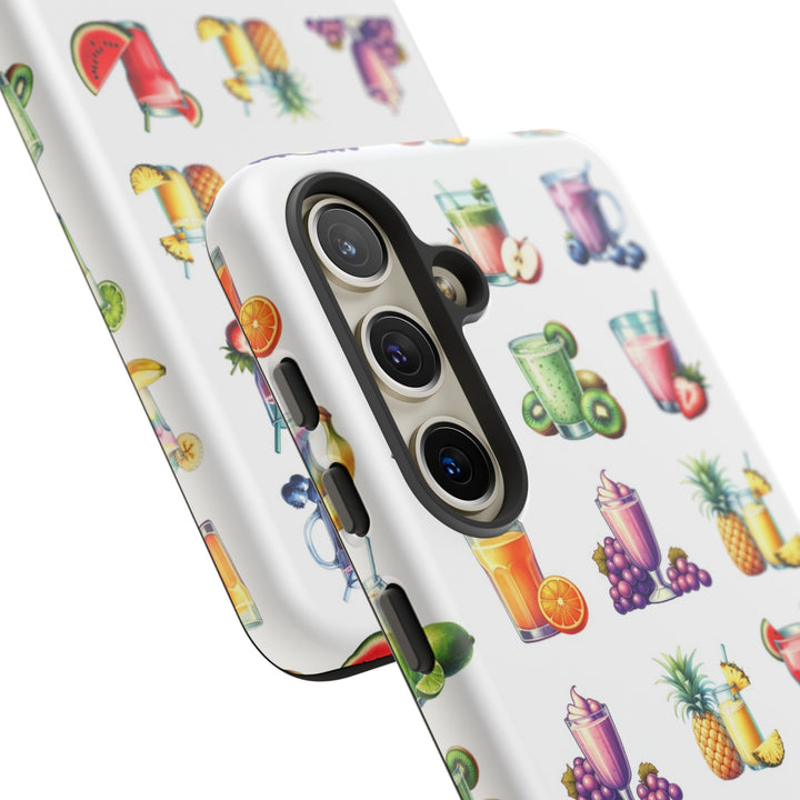 Cute Samsung Case | Cool Iphone Case | Tropical Summer Fruit Cocktail, Samsung S24, S23, S22, S21, IPhone 15 Case | Iphone 14 Case, Iphone 13 Case - Studio40ParkLane