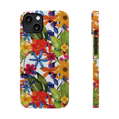 Slim Spring Flowers Gift for Her Cute Phone Cases for Iphone 16 Pro Max | iPhone 15 Case | iPhone 15 Pro Max Case, Iphone 14, 13, 12, 11, 10, 8, 7 - Studio40ParkLane