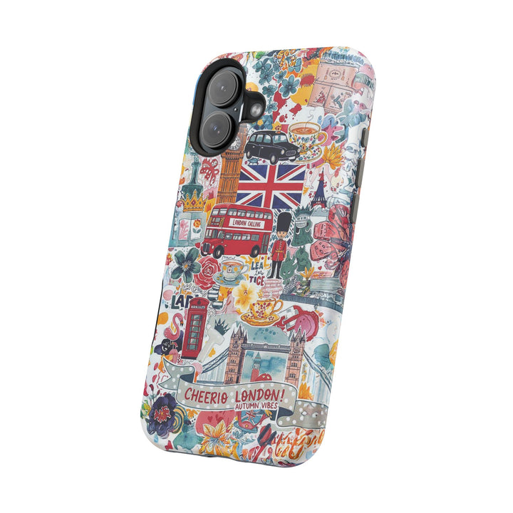 London England Coquette Collage Tough Magsafe Cute Phone Cases for Iphone | iPhone 17 Pro Max Case, Iphone 16, Iphone 15 14 13 12 11 10 9 - Studio40ParkLane