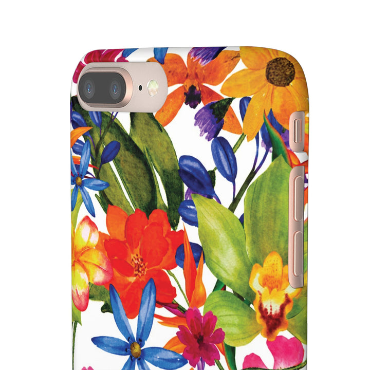 Sleek Snap Colorful Flowers Cute Phone Case for iPhone 16 15 14 13 12 11 X Xs Max Xr Pro Plus Samsung Galaxy S24 S23 S22 S21 S20 Note Ultra