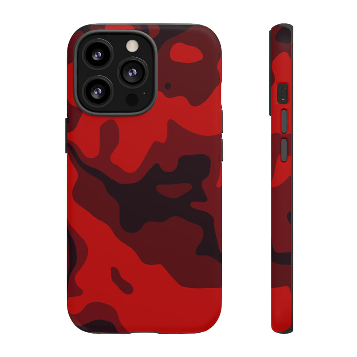 Cute IPhone Case | iPhone 15 Case | iPhone 15 Pro Max Case, Iphone 14 Case, Iphone 14 Pro Max Case IPhone Case for Art Lovers - Red Camo - Studio40ParkLane