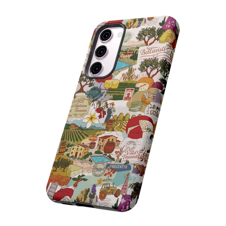 Italy Tuscany Coquette Collage Tough Premium Phone Case - For iPhone 17 Pro Max iPhone 16 Pro iPhone 15 Iphone 14 Plus 13 Pro 12 11 10 XR - Studio40ParkLane