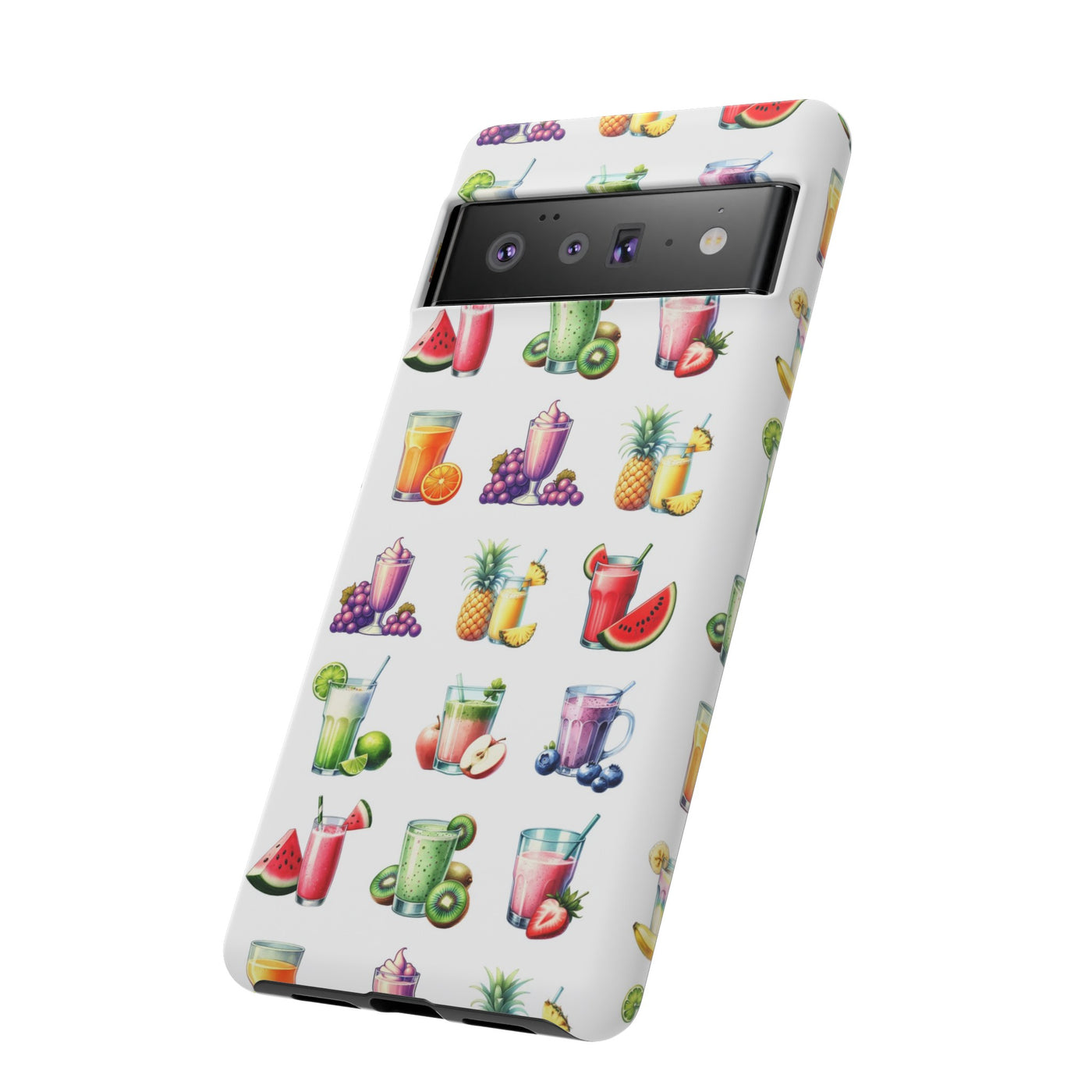 Cute Samsung Case | Cool Iphone Case | Tropical Summer Fruit Cocktail, Samsung S24, S23, S22, S21, IPhone 15 Case | Iphone 14 Case, Iphone 13 Case