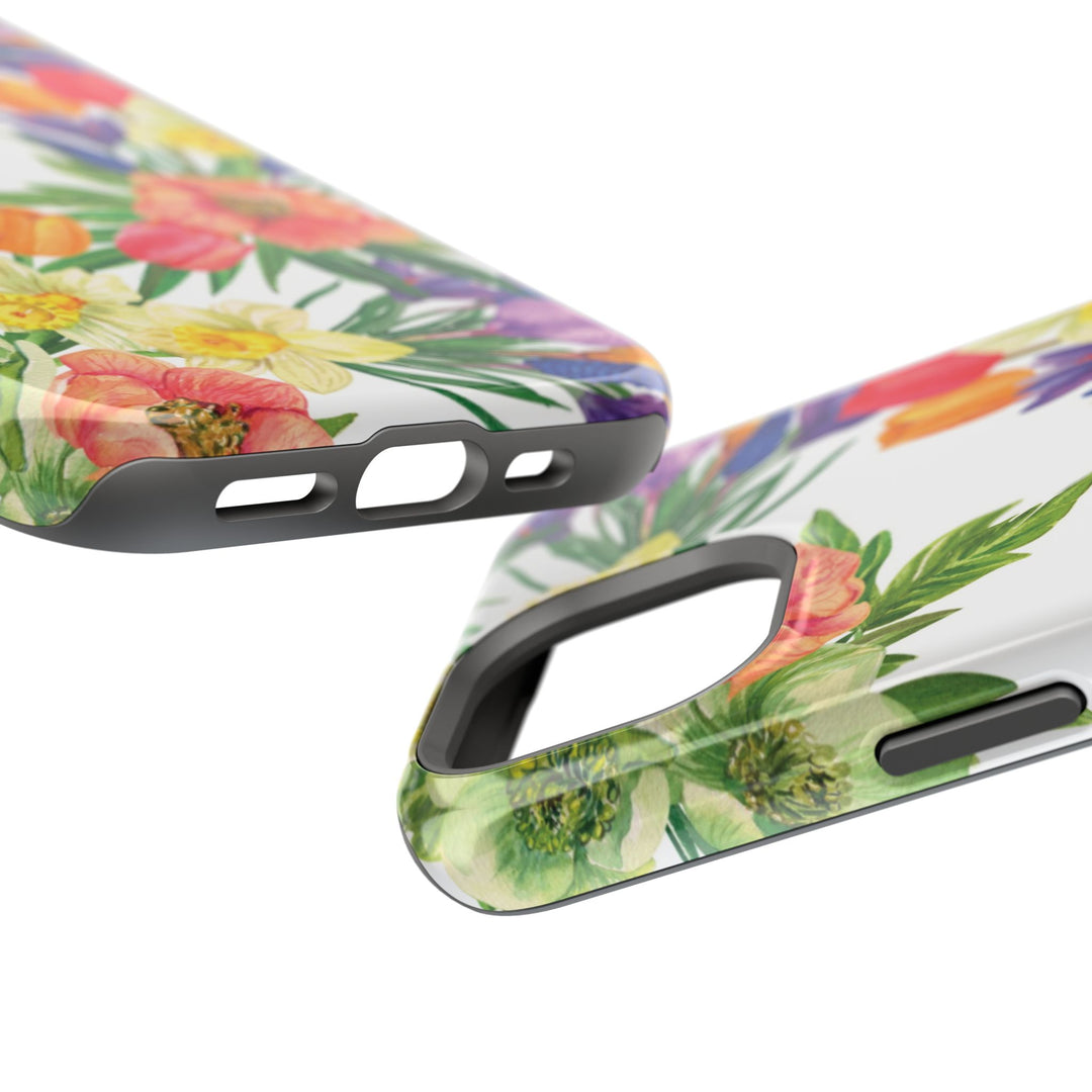 Spring Flowers Magsafe Cute Phone Case for Iphone Gift for Her, iPhone 16 Case iPhone 15 Pro Max Case, Iphone 14, Iphone 14 Pro Max, 13, 12 - Studio40ParkLane