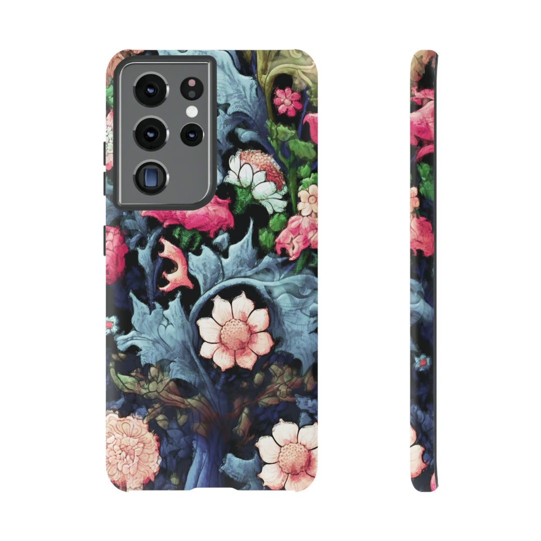 Cute Samsung Phone Case | Aesthetic Samsung Phone Case | Galaxy S23, S22, S21, S20 | Luxury Double Layer | Cool Flowers Design Floral - Studio40ParkLane