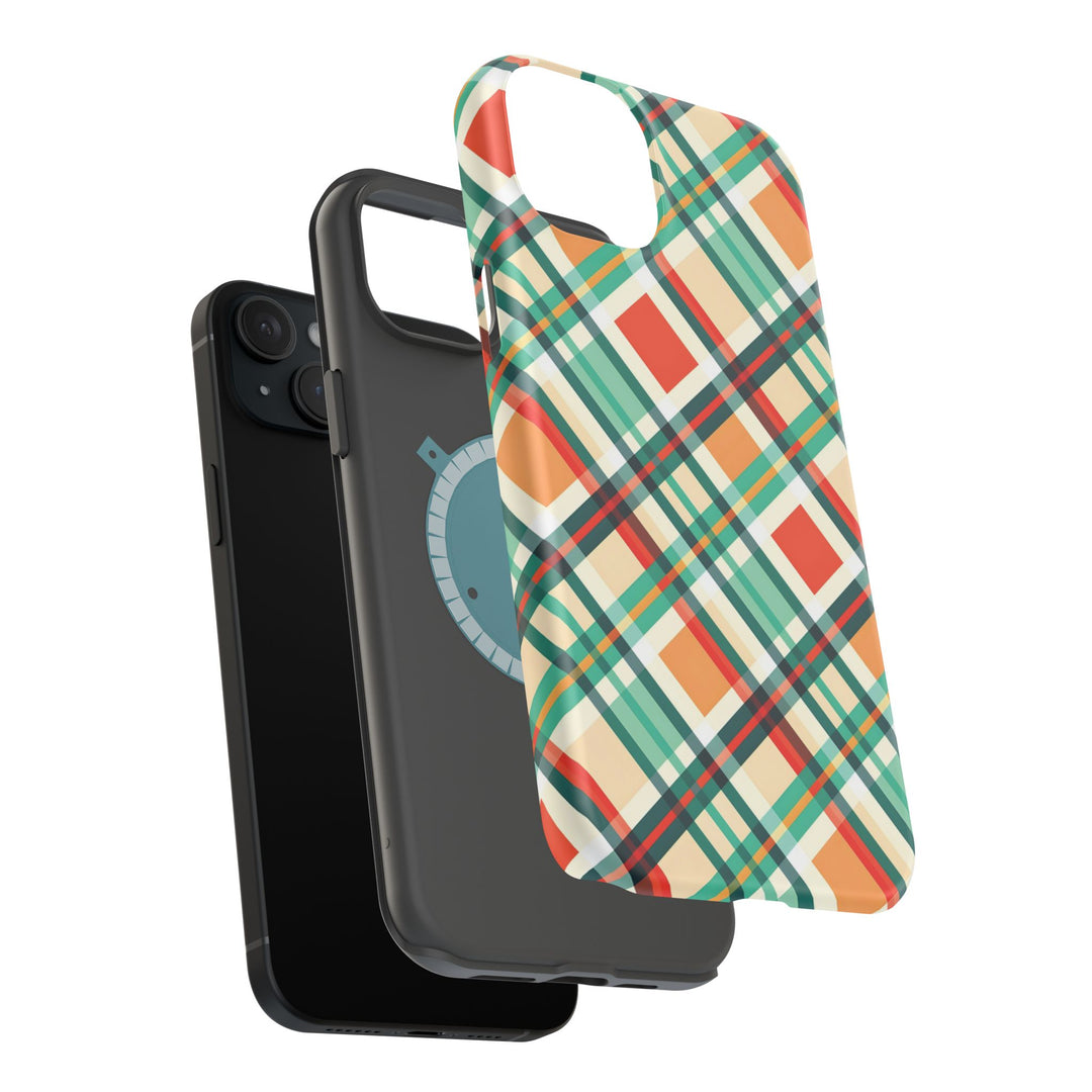 Checkered Plaid Magsafe Gift for Her Cute Phone Case for Iphone, | iPhone 16 | iPhone 15 Pro Max, Iphone 14 Pro Max, 13 12 11 10 9 8 7 - Studio40ParkLane