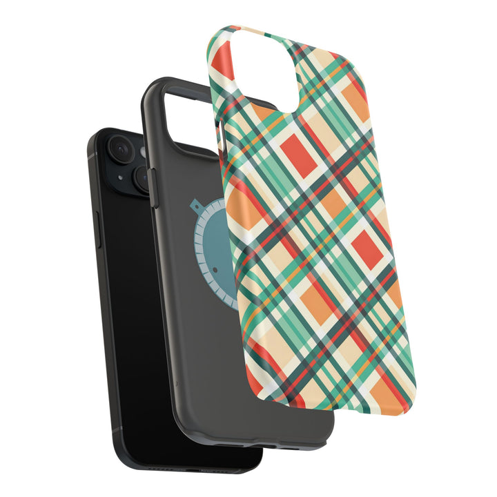 Checkered Plaid Magsafe Gift for Her Cute Phone Case for Iphone, | iPhone 16 | iPhone 15 Pro Max, Iphone 14 Pro Max, 13 12 11 10 9 8 7 - Studio40ParkLane