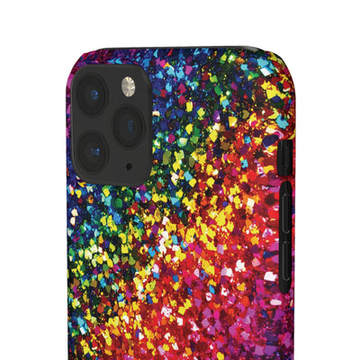 Snap Non-Glitter Muted Color Play on "Faux" Glitter Effect Cute Phone Cases for Samsung and Iphone, 16, 15, 14, S24, S23, S22, S21, S20, Plus and Ultra