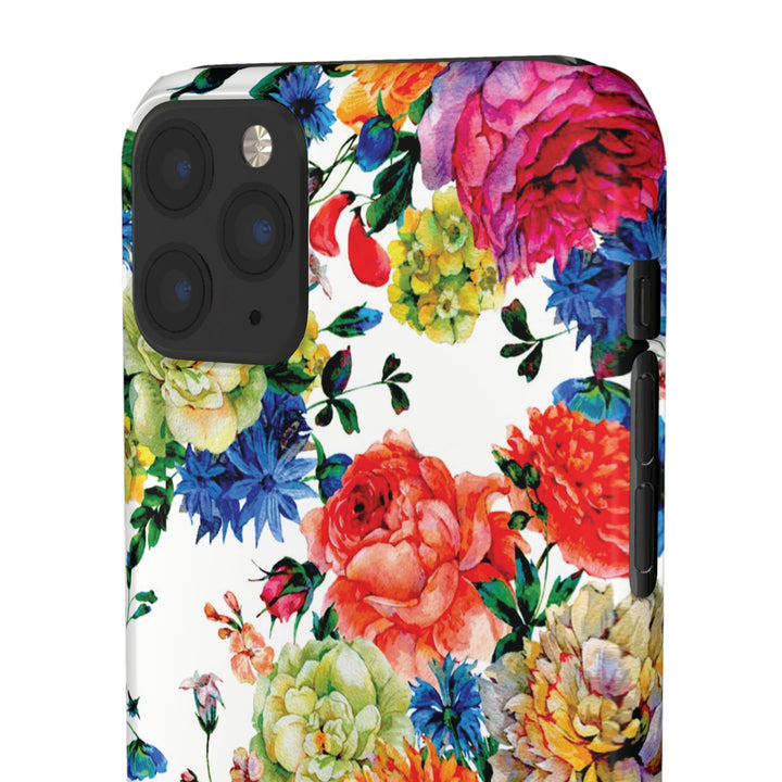 Sleek Snap Colorful Flowers Cute Phone Case for iPhone 16 15 14 13 12 11 X Xs Max Xr Pro Plus Samsung Galaxy S24 S23 S22 S21 S20 Note Ultra