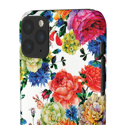 Snap Spring Flowers Cute Phone Cases for Samsung S24, S23, S22, S21, S20, Plus and Ultra, Iphone 16 Pro Max, Iphone 15, 14, 13, 12, 11, 10 - Studio40ParkLane