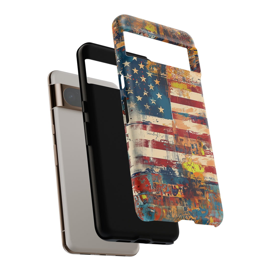 Impact Resistant, American Flag, Cute Phone Cases for Samsung S24, S23, S22, S21, IPhone 15 pro Iphone 14 pro Iphone 13 IPhone 12 Iphone 11 - Studio40ParkLane