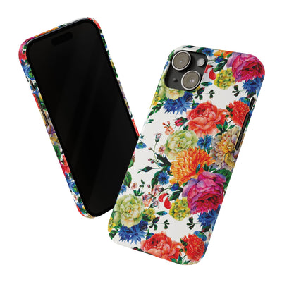 Slim Spring Flowers Gift for Her Cute Phone Cases for Iphone 16 Pro Max | iPhone 15 Case | iPhone 15 Pro Max Case, Iphone 14, 13, 12, 11, 10, 8, 7 - Studio40ParkLane