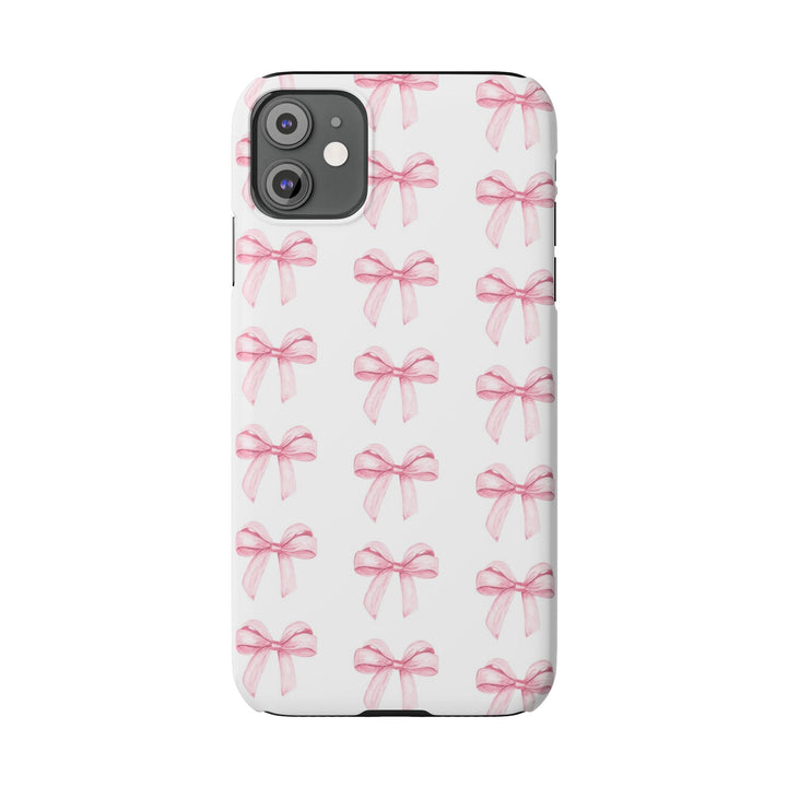 Slim Pink Bows Cute Phone Cases for Iphone 16 Pro Max | iPhone 15 Case | iPhone 15 Pro Max Case, Iphone 14, Iphone 14 Pro Max, Iphone 13 12 11 8 7 - Studio40ParkLane