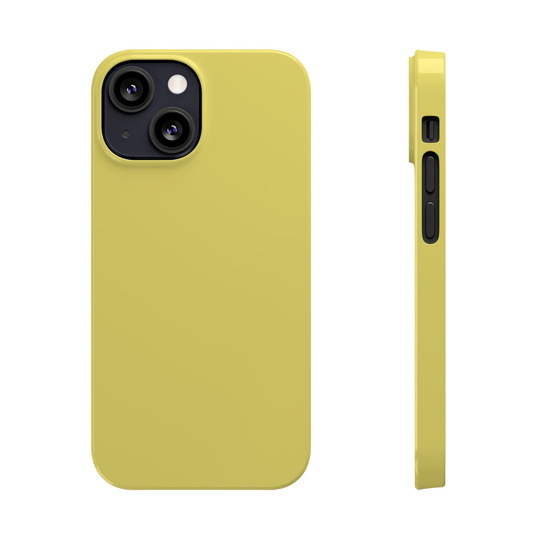 Slim Light Yellow Gift for Her Aesthetic Cute Phone Case for Iphone 16 - | iPhone 15 Pro Max Case | iPhone 14 Case 13 12 11 10 9 8 7 - Studio40ParkLane