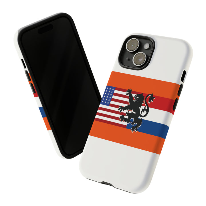 Cute IPhone Case | iPhone 15 Case | iPhone 15 Pro Max Case, Iphone 14 Case, Iphone 14 Pro Max Case IPhone Case for Art Lovers, Dutch US Flag - Studio40ParkLane
