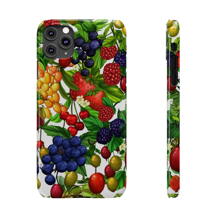 Slim Cute Phone Cases for Iphone - | iPhone 15 Case | iPhone 15 Pro Max Case, Iphone 14 Case, Iphone 14 Pro Max, Iphone 13, Summer Mixed Fruit - Studio40ParkLane