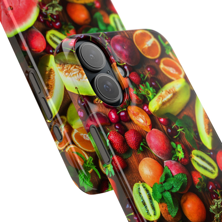 Slim Fall Fruit Collage Phone Cases for Iphone 16 | iPhone 15 Case | iPhone 15 Pro Max Case, Iphone 14, Iphone 14 Pro Max, Iphone 13, Slim Mom Dad Gift - Studio40ParkLane