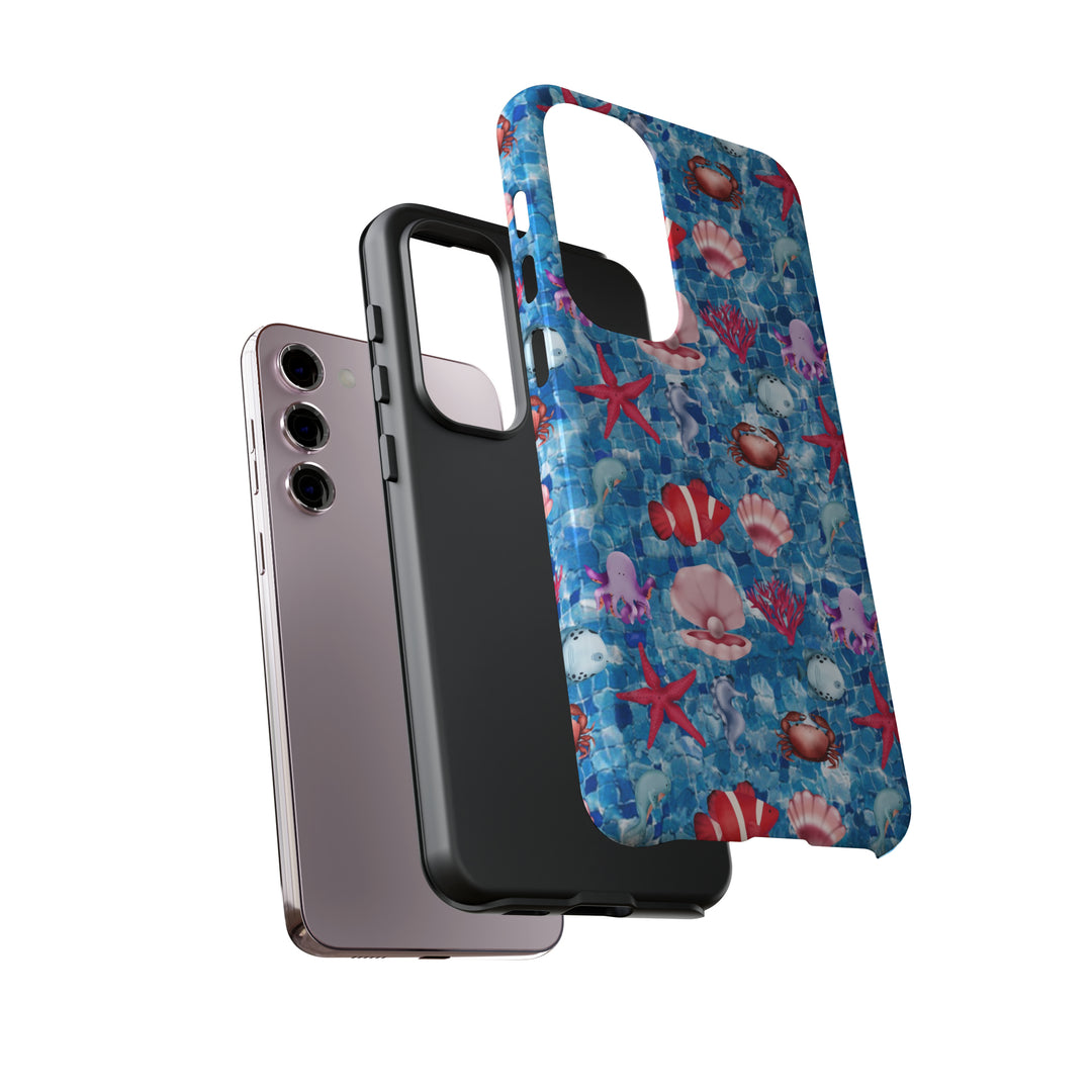 Cute Samsung Phone Case | Aesthetic Samsung Phone Case | Galaxy S23, S22, S21, S20 | Under The Sea, Protective Phone Case - Studio40ParkLane
