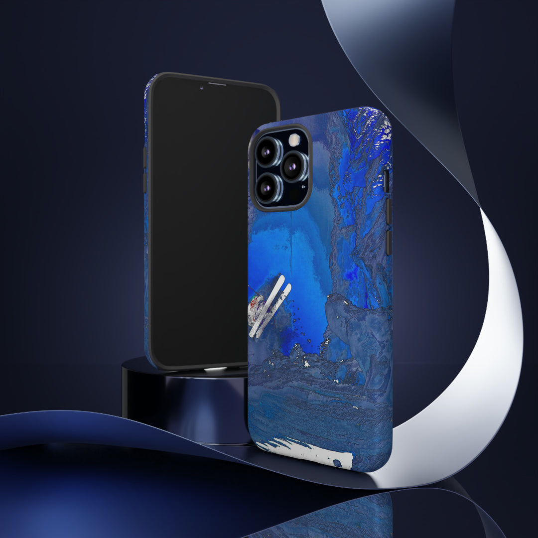Cute IPhone Case | iPhone 15 Case | iPhone 15 Pro Max Case, Iphone 14 Case, Iphone 14 Pro Max Case IPhone Case for Art Lovers, Skiing Mountain - Studio40ParkLane