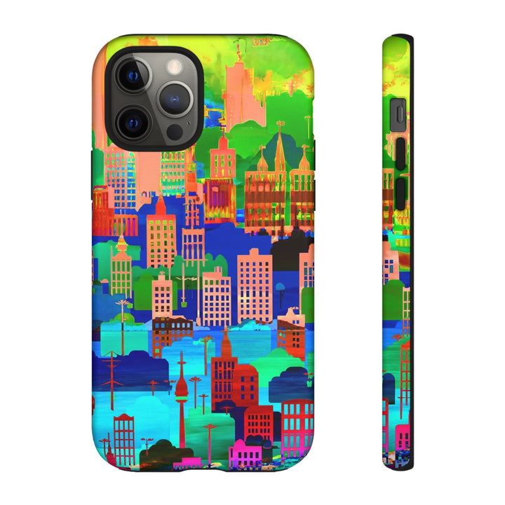 Cute Samsung Case | Cool Iphone Case | Summer City Skyline, Samsung S24, S23, S22, S21, IPhone 15 Case | Iphone 14 Case, Iphone 13 Case - Studio40ParkLane