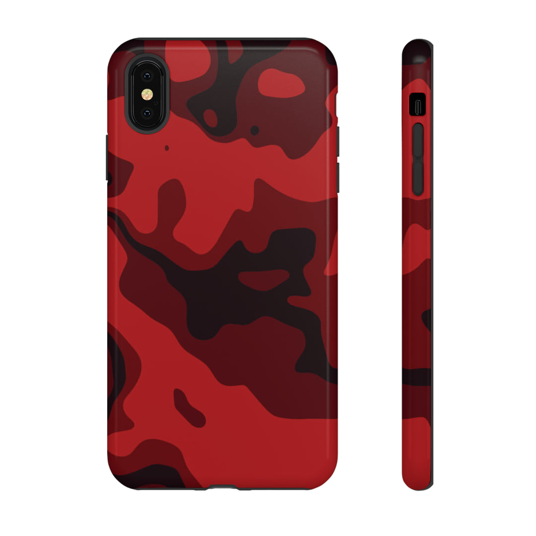 Cool Phone Case | Red Camouflage, For iPhone 15 Case | iPhone 15 Pro Case, Iphone 14 Case, Iphone 14 Pro Max Case, Protective Iphone Case - Studio40ParkLane