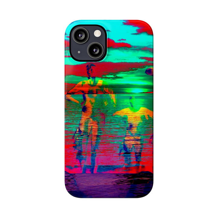 Slim Cute Phone Cases for Iphone - | iPhone 15 Case | iPhone 15 Pro Max Case, Iphone 14 Case, Iphone 14 Pro Max, Iphone 13, Sunset Mystery Dance - Studio40ParkLane