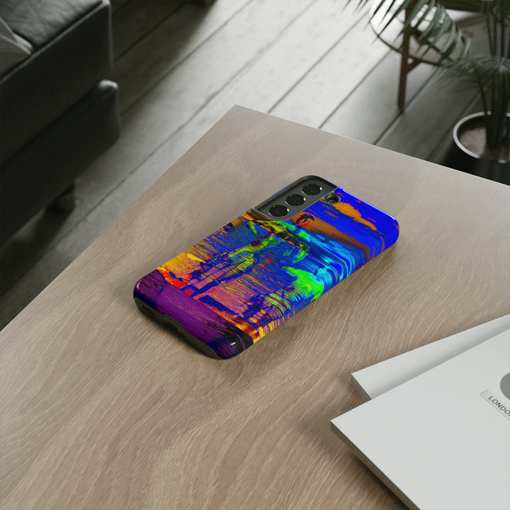 Cute Samsung Phone Case | Aesthetic Samsung Phone Case | Dance Sunset Colorful | Galaxy S23, S22, S21, S20 | Luxury Double Layer | Cool - Studio40ParkLane
