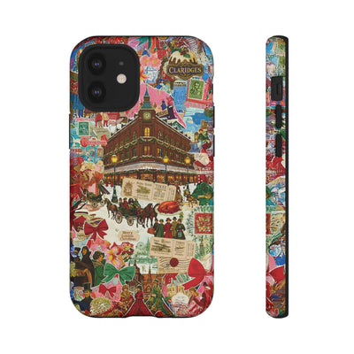Aesthetic Tough London Coquette Collage Premium Phone Case - For iPhone 17 Pro Max iPhone 16 Pro iPhone 15 Iphone 14 Plus 13 Pro 12 11 10 XR - Studio40ParkLane
