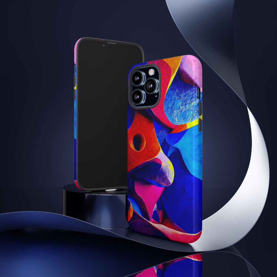Impact Resistant, Abstract Shapes, Cute Phone Cases for Samsung S24, S23, S22, S21, IPhone 15 pro Iphone 14 pro Iphone 13 IPhone 12 Iphone 11 - Studio40ParkLane