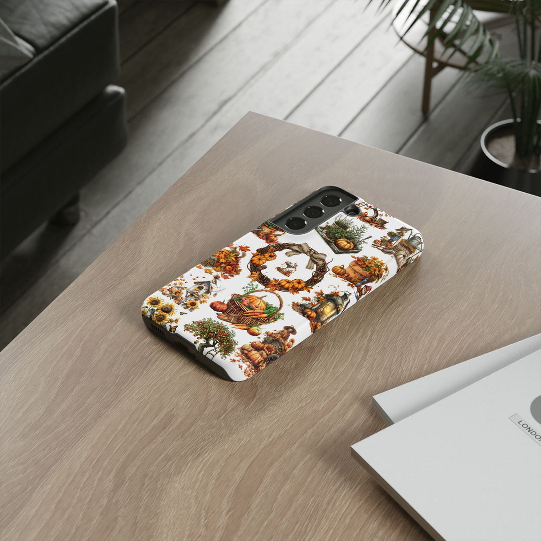 Impact Resistant, Fall Leaves Collage, Cute Phone Cases for Samsung S24, S23, S22, S21, IPhone 15 pro Iphone 14 pro Iphone 13 IPhone 12 Iphone 11 - Studio40ParkLane