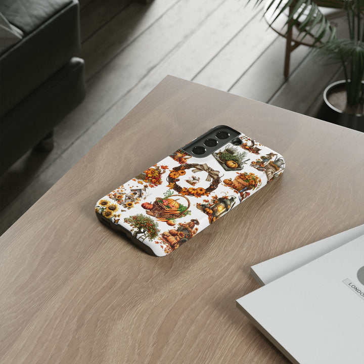 Impact Resistant, Fall Leaves Collage, Cute Phone Cases for Samsung S24, S23, S22, S21, IPhone 15 pro Iphone 14 pro Iphone 13 IPhone 12 Iphone 11 - Studio40ParkLane