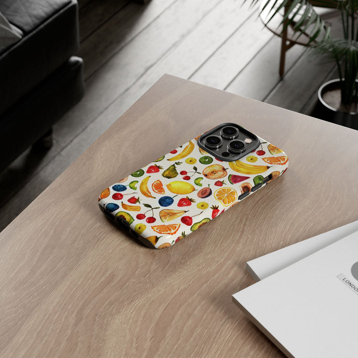 Impact Resistant, Mixed Fruits, Cute Phone Cases for Samsung S24, S23, S22, S21, IPhone 15 pro Iphone 14 pro Iphone 13 IPhone 12 Iphone 11 - Studio40ParkLane