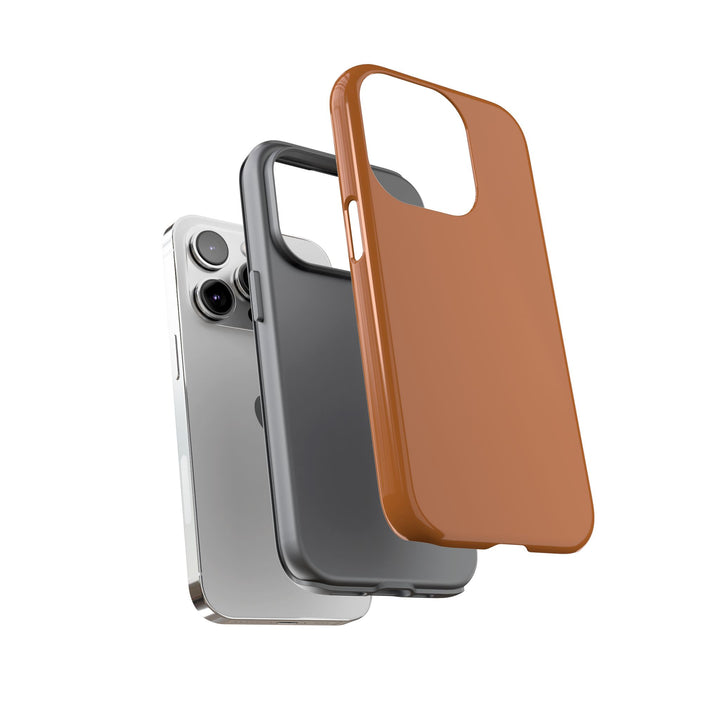 Premium Tough Rusty Brown Orange Gift for Her Cute Phone Cases for Samsung S25 S24, S23, S22, S21, Iphone, 16, 15, 14, 13 Pro Max Ultra - Studio40ParkLane