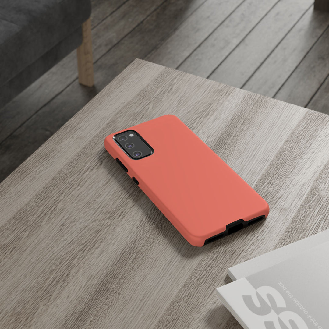 Premium Tough Coral Pink Orange Gift for Her Cute Phone Cases for Samsung S25 S24, S23, S22, S21, Iphone, 16, 15, 14, 13 Pro Max Ultra - Studio40ParkLane
