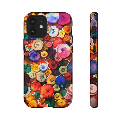 Impact Resistant, Fall Colors Buttons, Cute Phone Cases for Samsung S24, S23, S22, S21, IPhone 15 pro Iphone 14 pro Iphone 13 IPhone 12 Iphone 11