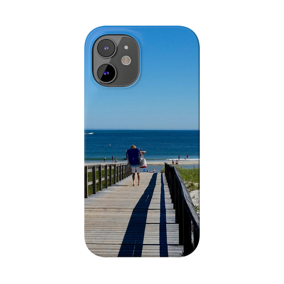Slim Cute Phone Cases for Iphone - | iPhone 15 Case | iPhone 15 Pro Max Case, Iphone 14 Case, Iphone 14 Pro Max, Iphone 13, Summer Beach Walk - Studio40ParkLane